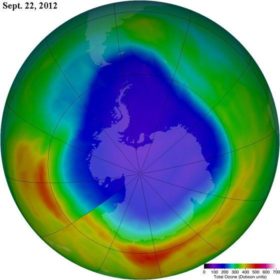 антарктическая озоновая дыра