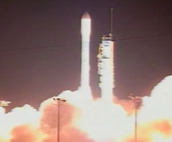 Launch of OSTM/Jason 2, as seen on NASA TV.