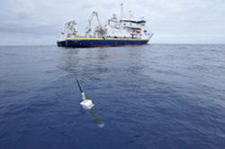 Data collected by Argo floats, such as this one, helped Hansen's team improve the calculation of Earth's energy imbalance. Credit: Argo Project Office