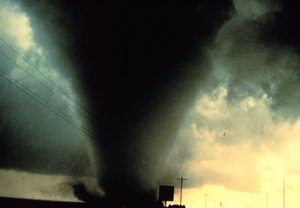 The Dimmitt Tornado, captured on film south of Dimmitt, Texas on June 2, 1995. Credit: NOAA Photo Library, OAR/ERL/NSSL.