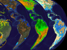 NASA satellite data helps to track water resources worldwide and the impact of either too much or too little water on food security and natural disasters like floods. Credit: NASA Goddard Space Flight Center.
