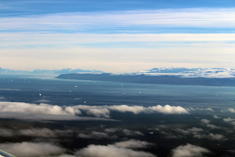 A view of Greenland&#39;s southwest coastline