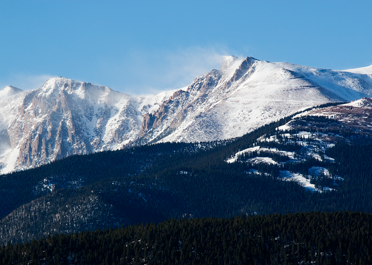 The snow-capped mountains of Colorado and Utah contain trillions of gallons of water stored in the form of snow. Meltwater from this snow will eventually flow into the Colorado River, delivering much needed water to seven Western states and 33 million people. Accurately predicting water from snowmelt is critical to the region, and Earth-observing satellites can help. Credit: iStock.