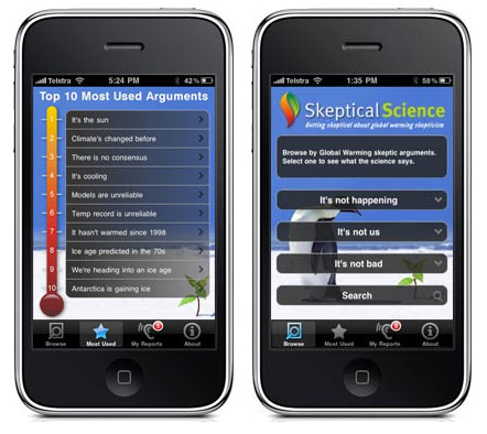 Skeptical Science iPhone app