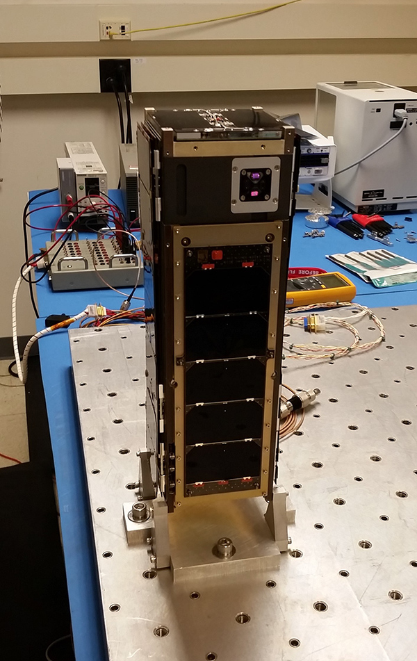 IceCube, the first small satellite project managed by Goddard Space Flight Center's Wallops Flight Facility.