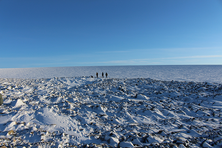 Walking in Greenland