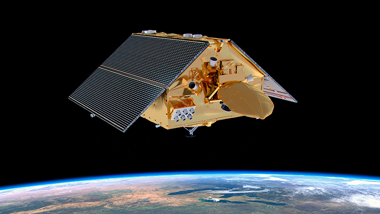 Illustration of the upcoming Sentinel-6 mission