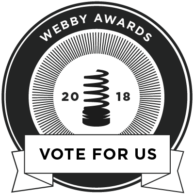 Webby Awards: Vote for us!