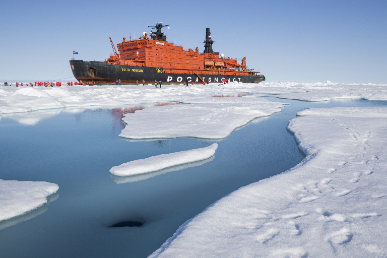 Arctic icebreaker. Credit: Lauren Farmer