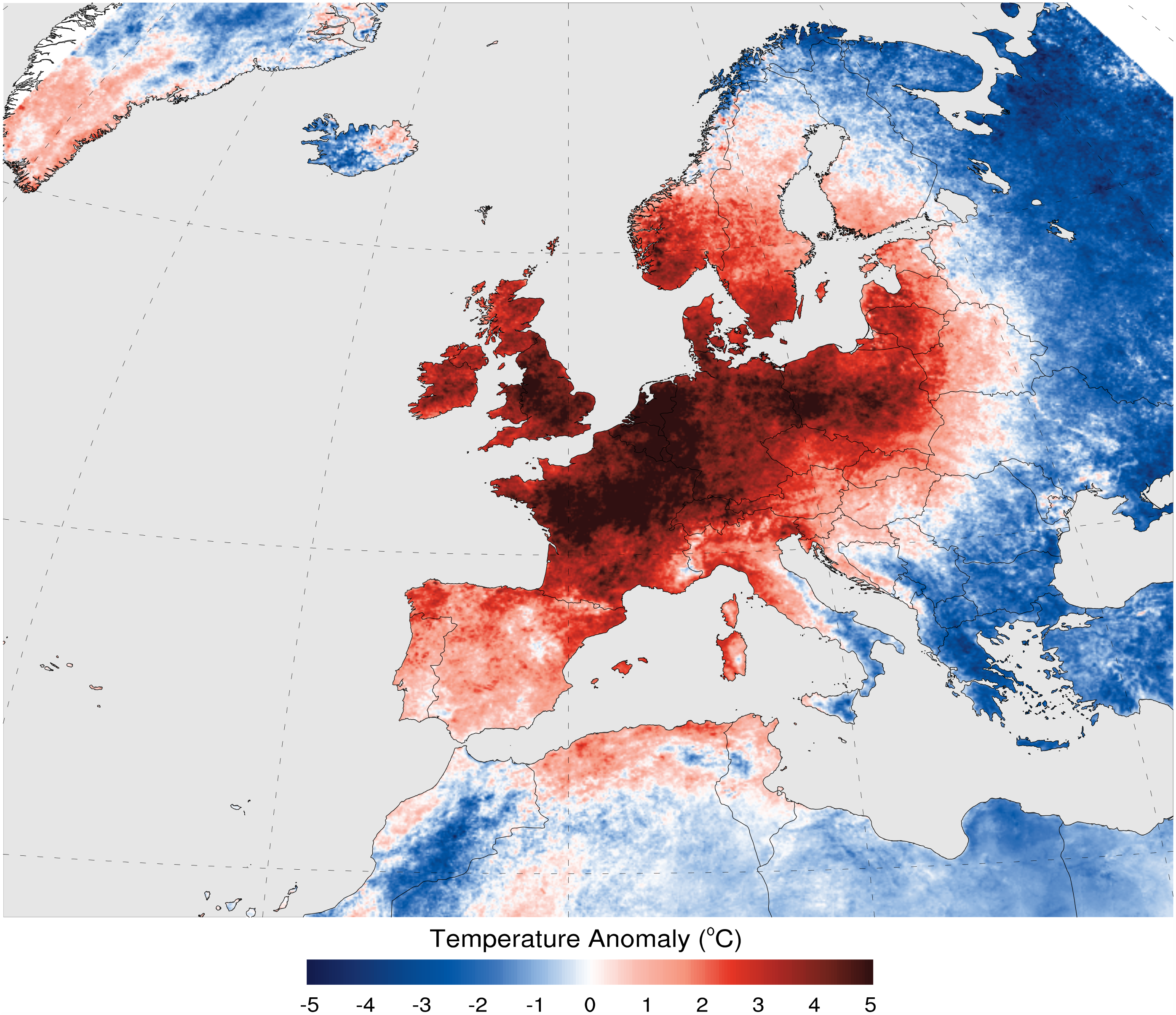 Extreme heatwaves in Europe