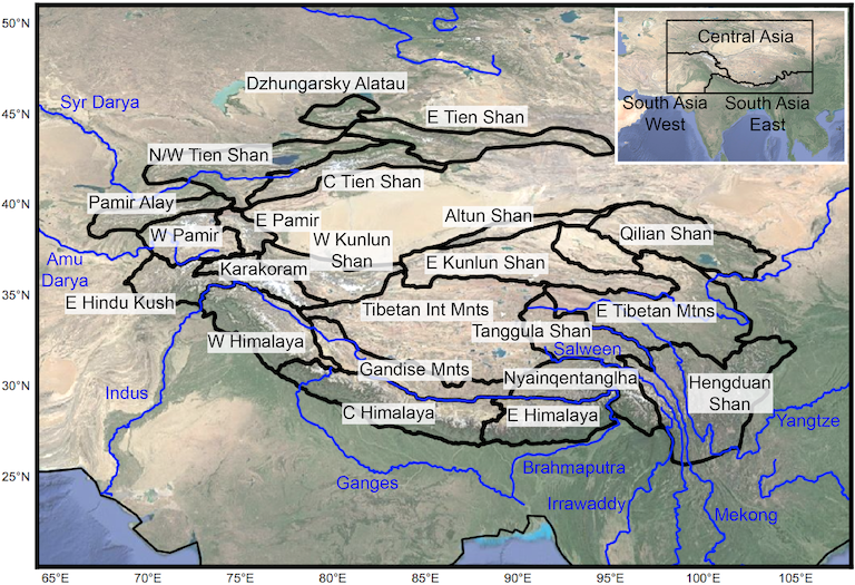 The High Mountain Asia region, which could see substantial loss of glacial ice in the decades ahead, a new study shows.