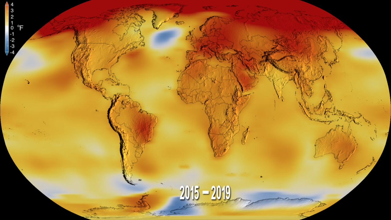 Noaa Climate Change Map Nasa, Noaa Analyses Reveal 2019 Second Warmest Year On Record – Climate  Change: Vital Signs Of The Planet