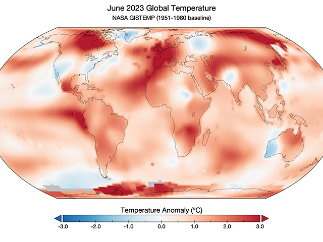 NASA Finds June 2023 Hottest on Record