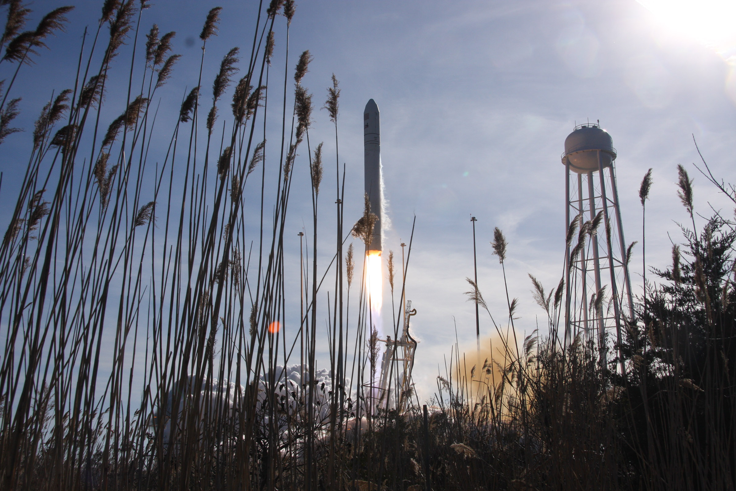 slide 3 - Rocket liftoff