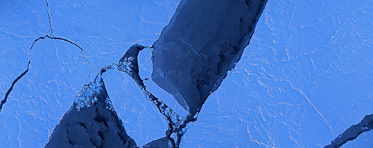 An image mosaic of sea ice in the Canadian Basin, taken by Operation IceBridge's Digital Mapping System on Mar. 28, 2014. Image Credit: Digital Mapping System/NASA Ames
