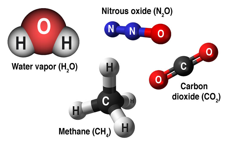 water vapor molecular structure