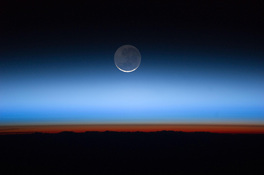 Astronauts aboard the International Space Station captured this photograph of Earth's atmospheric layers on July 31, 2011, revealing the troposphere (orange-red) to the stratosphere and above. Earth-observing instruments in space allow scientists to better understand the chemistry and dynamics occurring within and between these layers. Credit: NASA-Johnson Space Center Gateway to Astronaut Photography of Earth
View the full image.