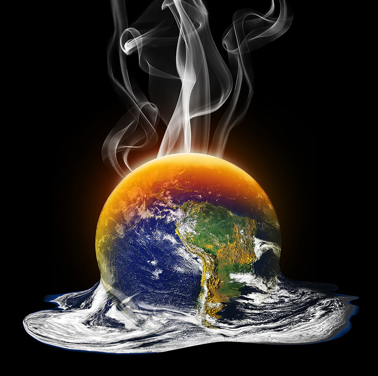 Earth warming up