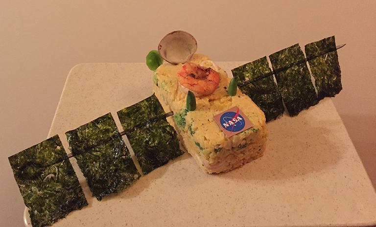 Sustainable seafood model of the Jason-3 satellite.