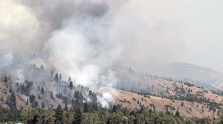 NASA-funded scientists have traced the origins of mysterious pockets of high ozone concentrations and low water vapor in the air above the western Pacific Ocean near Guam to fires burning in Southeast Asia and in Africa, half a world away.