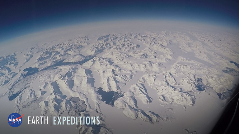 This shot of Greenland was captured from the window of NASA's modified G-III airplane for the Oceans Melting Greenland (OMG) campaign.