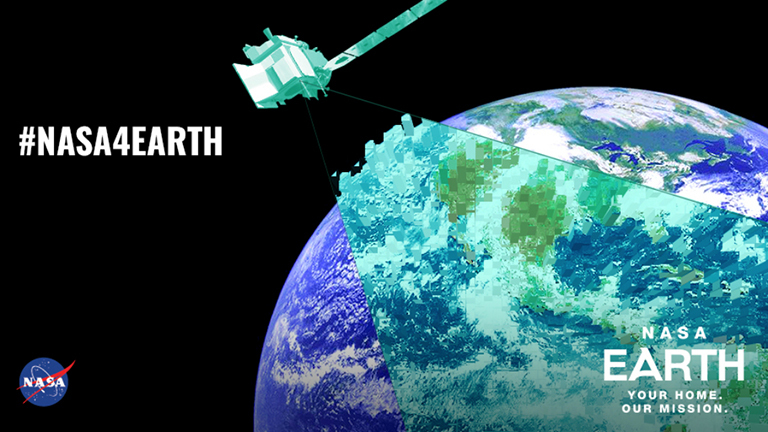 To celebrate Earth Day 2018, NASA is highlighting a variety of innovative technologies and encouraging the public to use several online tools and the hashtag #NASA4Earth. Credit: NASA