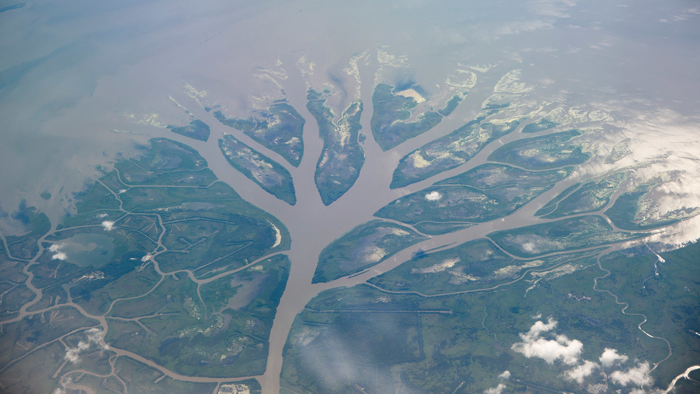 Wax Lake Delta in Louisiana