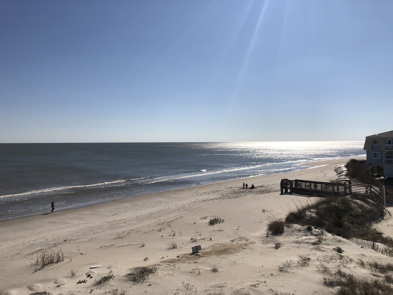 Like most beaches in North Carolina, Ocean Isle Beach experiences coastal erosion. Sea level rise accelerates and exacerbates the natural coastal erosion that's continually taking place here and at beaches around the world. Credit: NASA/JPL-Caltech
