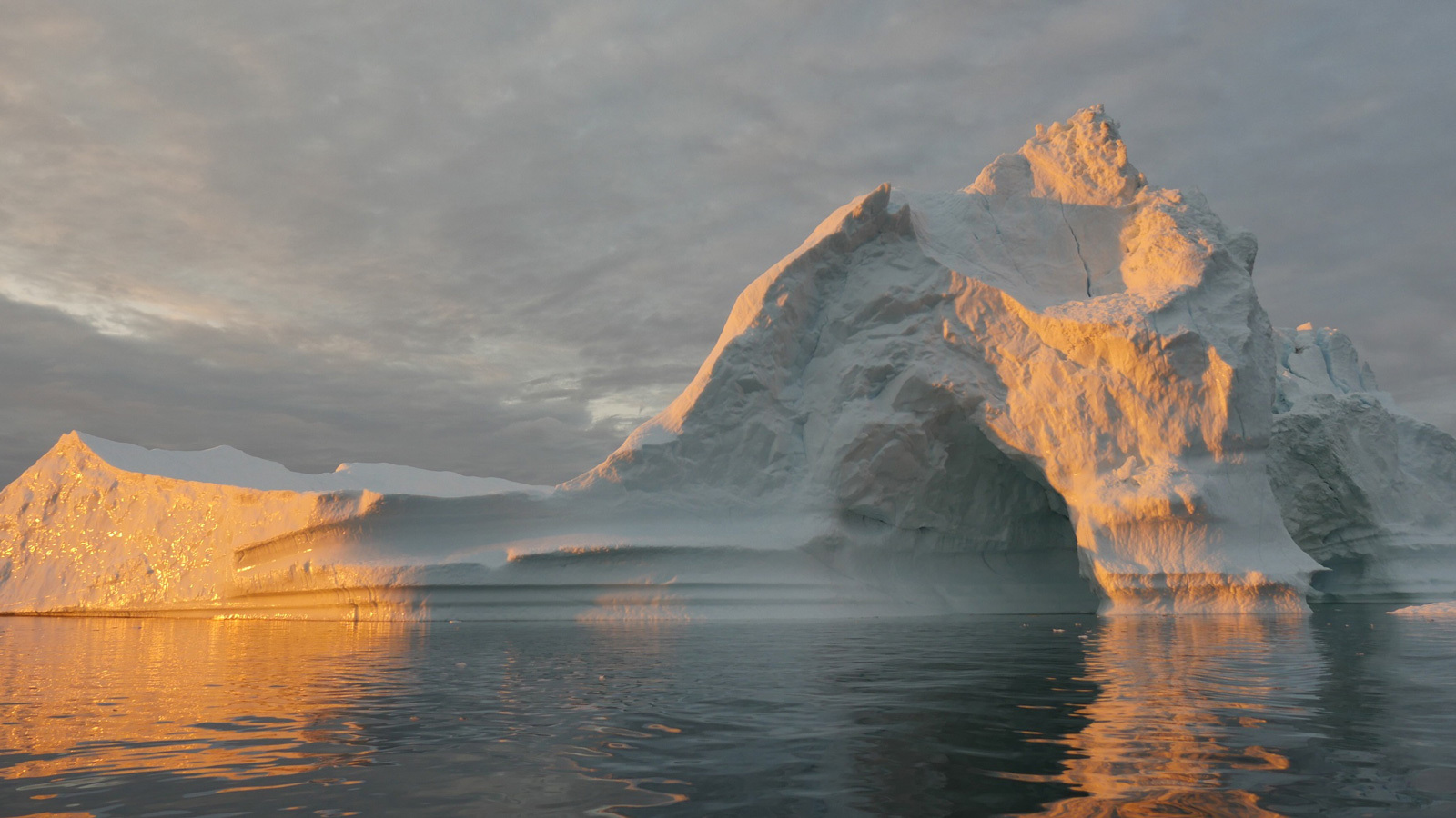 An iceberg in Disko Bay, near Ilulissat, Greenland. The massive Greenland ice sheet shed a record amount of ice in 2019, ending a brief period of more moderate ice loss. Credit: NASA/Saskia Madlene