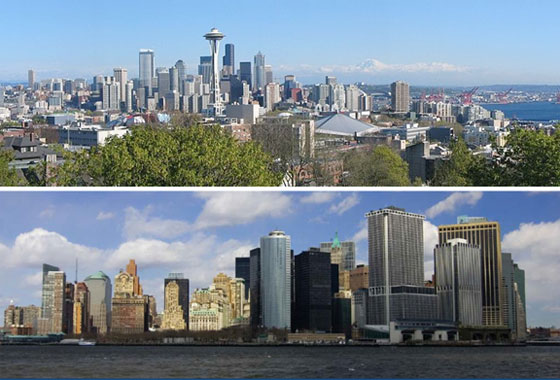 Despite their cultural and geographic contrasts, Seattle and New York City share one thing in common -- both are using space-based data to plan for future climate change.