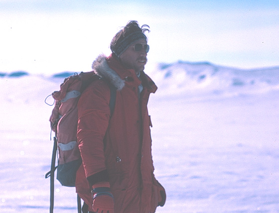 Dr. Robert Bindschadler, Antarctic ice sheet expert.