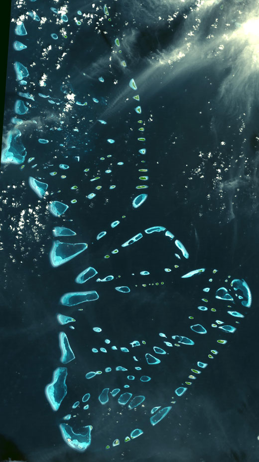 Image taken by NASA’s Advanced Spaceborne Thermal Emission and Reflection Radiometer (ASTER) on December 22, 2002.