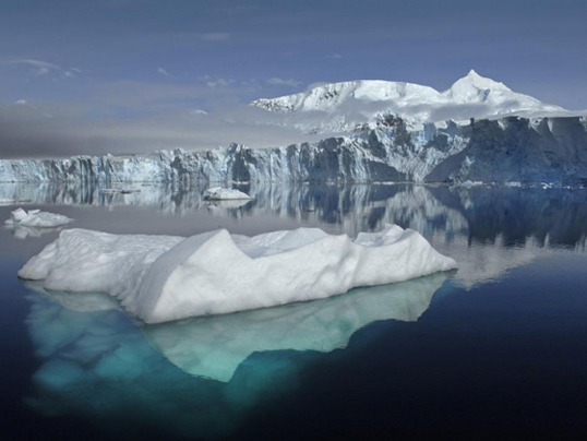 View of Sheldon Glacier with Mount Barre in the background, seen from Ryder Bay near Rothera Research Station, Adelaide Island, Antarctica. Image credit: British Antarctic Survey