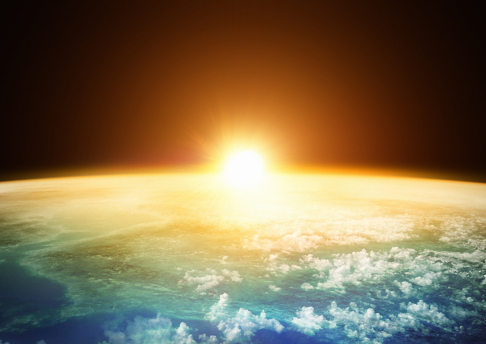 Фото земли на фоне солнца